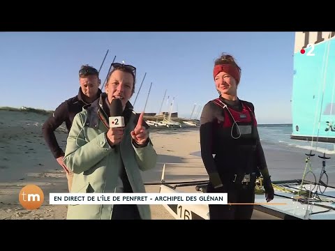 Découverte de l'école de voile des Glénans // Télématin - Fenêtre sur les régions - France 2