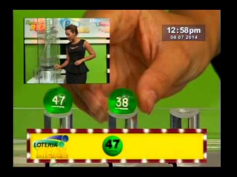 Loteria Real Sorteo 12 55 PM 08 de Julio 2014 juegos panamericanos 2019 en vivo