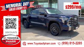 Memorial Day Deals Are Here! | Toyota of Pharr
