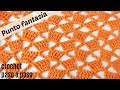 PUNTO FANTASÍA CROCHET CUADROS INCLINADOS  / HANDWORK DIY # 69