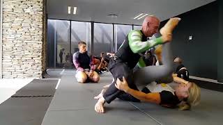 Female vs male: Tania vs Glen at PURIST  BJJ, 6 MAY 2023.