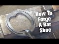 Farrier Quick Takes (Roy Bloom): How To Forge A Bar Shoe