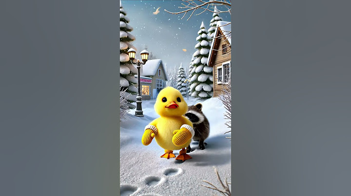 The Little Yellow Duck Is So Happy To Have Bought The Gloves He Likes #cartoon #duckstory #funny