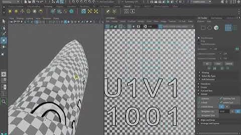 Straightening UVs in Maya 2022