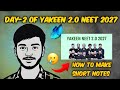 How to make short notes Day-2 of yakeen 2.0 Neet 2027 🗿🗿#neet2027 #pw #reneet #yakeen2.02027