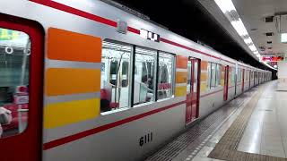 山陽6000系6011F 普通 姫路行き 板宿駅発車 2025年5月30日撮影