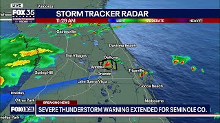 Watch live | Severe thunder storms in Orange, Seminole County