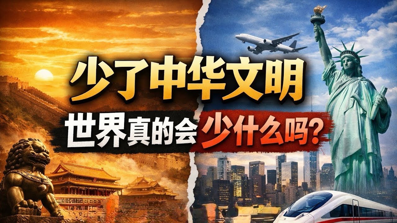 中国真的是从近代才开始落后于世界的吗？少了中华文明 世界上会少了什么 答案很残酷 可能什么都不会少！