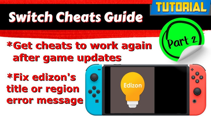 EdiZon - Activate Cheats on Nintendo Switch (Over 600 Games