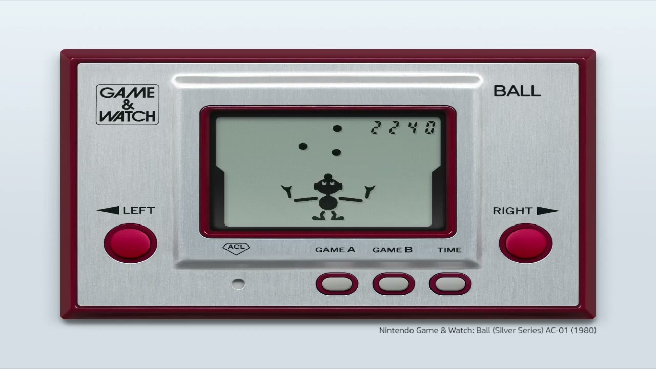 Ball Game & Watch Emulation in MAME - Original G&W ボール Silver