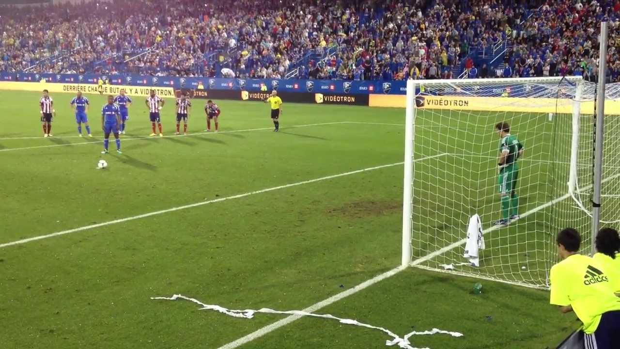 Montréal Impact Patrice Bernier 80' min penalty goal vs Chivas USA 2013-07-07 MLS