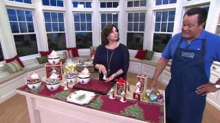 Spode Christmas Tree 5"___________ Figural Santa Bell with David Venable