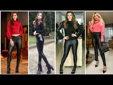 Shiny Vinyl Latex Leggings And Faux Leather Pants/Tight Skinny Pants for Chics