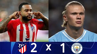 Atletico Madrid 2 × 1 Manchester City | Highlight and goals 2023 HD
