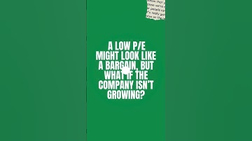 Why you should check the PEG ratio before investing.