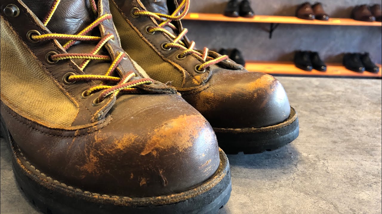 【磨き屋】ダナーの磨き依頼【傷は味】