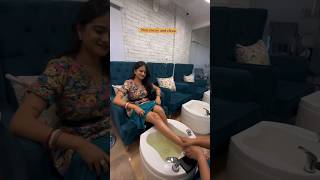 How girls pamper themselves in the weekend | Manicure pedicure foot massage #bangalore