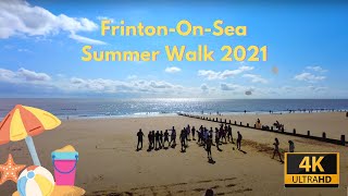 Frinton-On-Sea Summer Walk 2021| Virtual Walking Tour | 4K HD| Essex| English Seaside | Here We Go |