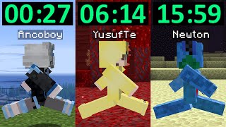 Minecraftı Bitiriyoruz Ama Her Dakika Oyuncu Değişiyor