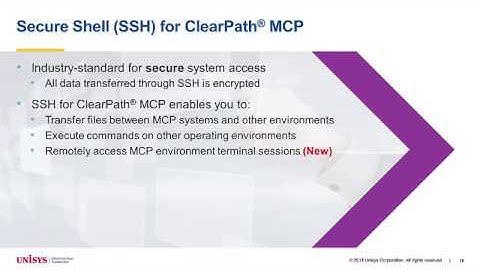 Rise above the competition with ClearPath® MCP Release 19.0