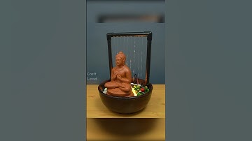 Easy & Simple Rain Fountain Using PVC Pipe | DIY Buddha Water Fountain #shorts