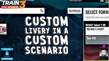 🚄🎮 Train Sim World: How to Add a Custom Livery in a Custom Scenario | Scenario Planner Tutorial 🎮🚄