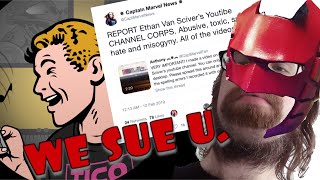 SOYSMACKED CAPTAIN MARVEL CREEPS MASS FLAG THIS CHANNEL AND THREATEN LAWSUITS? they no like vids.