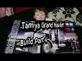 Rc truck build part 4  tamiya grand hauler  rear axles  diffs