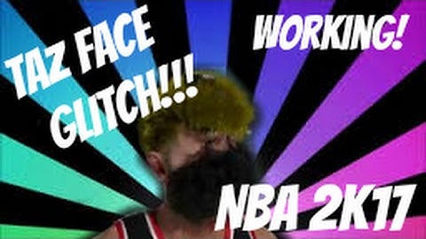 How to do the Taz Face Glitch in NBA 2k17!! Look Like a Cheeser With This Glitch!!!