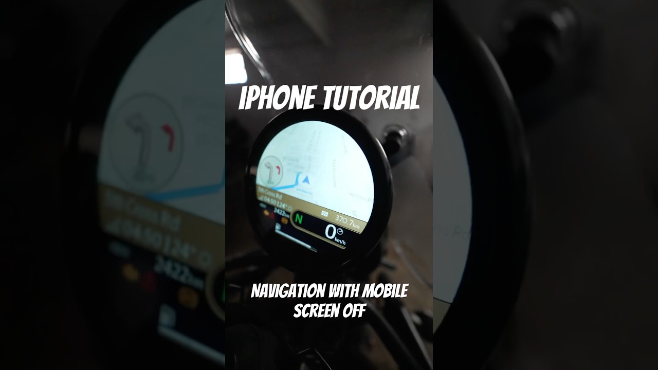 Himalayan 450 tripper navigation while screen is off in 🍎 