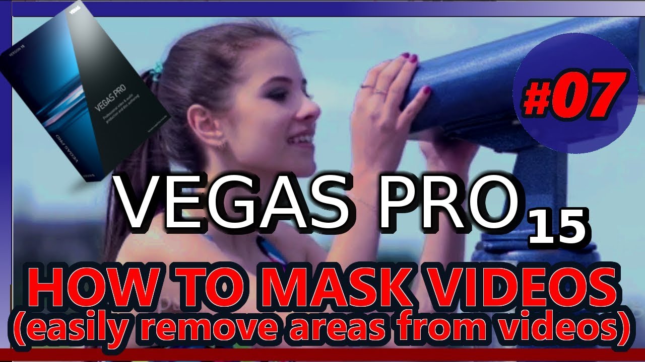 MASK VIDEOS USING VEGAS PRO 15 (Tutorial 07 cookie cutter, event pan