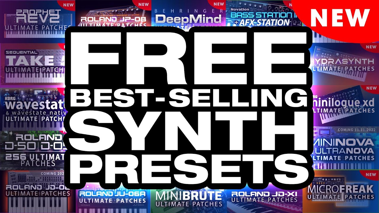 FREE SYNTH PRESETS | New Next Level Sounds from Best-Selling Ultimate Patches