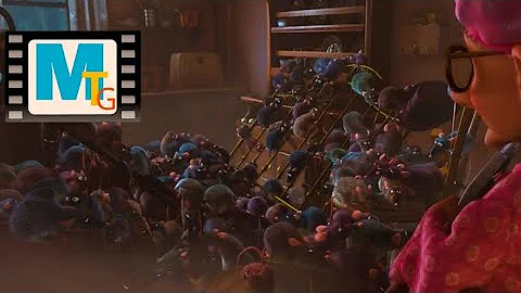 Ratatouille(2007) Old lady with shotgun scene