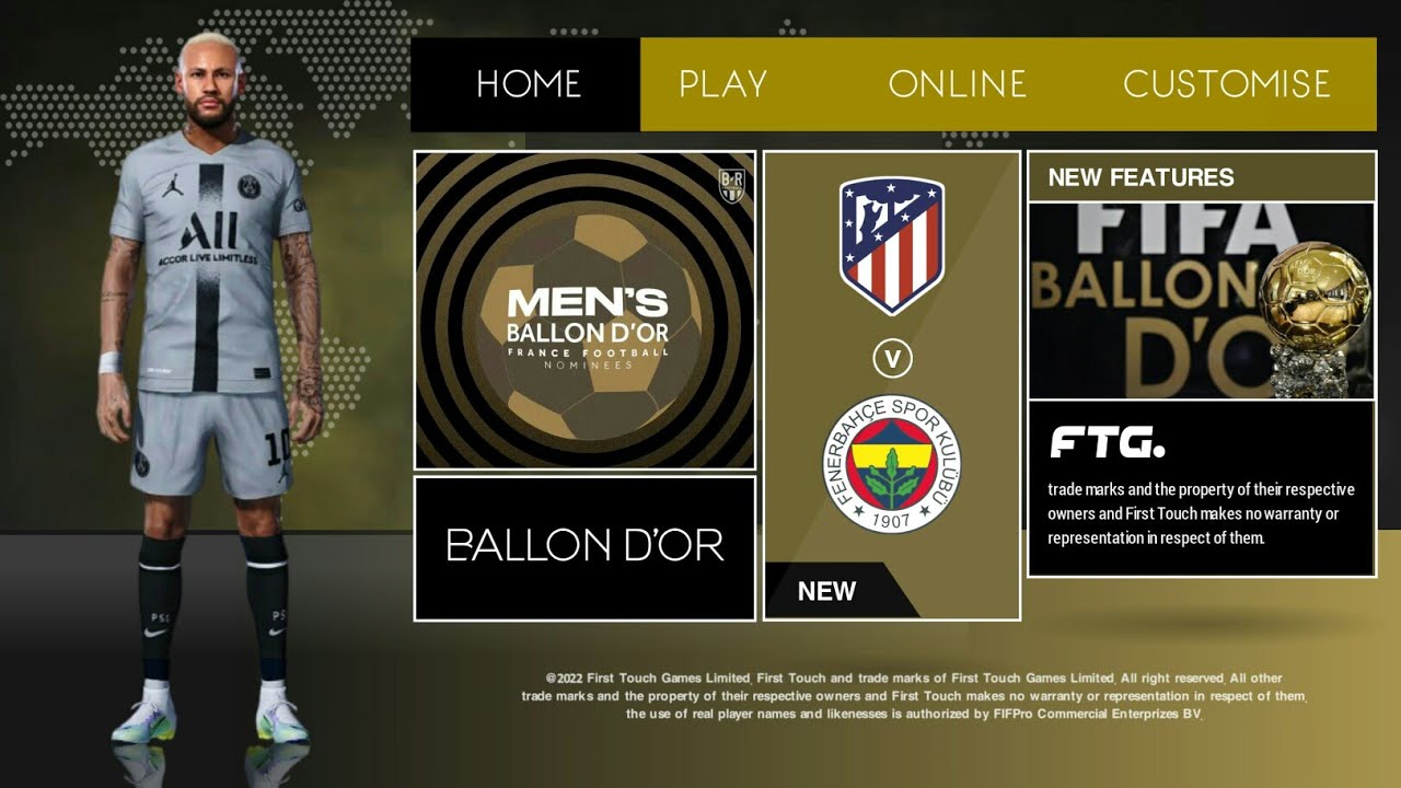 FTS 22 Mobile™ - Ballon d'Or HD | 3 New Pitch Patterns | Inside look & Gameplay Review