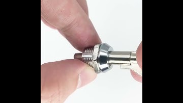 XK213 Zinc Alloy Bright Chrome Mini Push Cylinder Lock