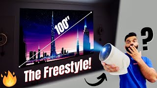 Samsung "The Freestyle" Unboxing & First Look - 100" Of Entertainment | Crazy Gadget