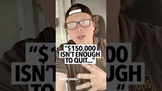 UPS driver says $150,000 buyout offer before layoffs isn;t enough to make him quit his driving job