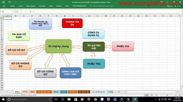 Mẫu sổ nhật ký chung Excel