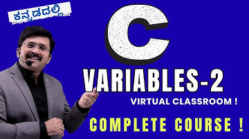 Python in Kannada | Variables & Data Types - 2 | Complete Basics to Mastery Series