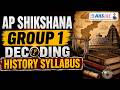Decoding History Syllabus | AP Shikshana | Group 1 #iascoaching #upsc #aksias