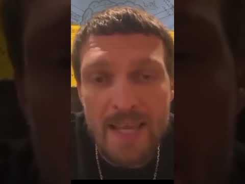 Боксер Усик обратился к России: "Вы развязали войну, вы враги"