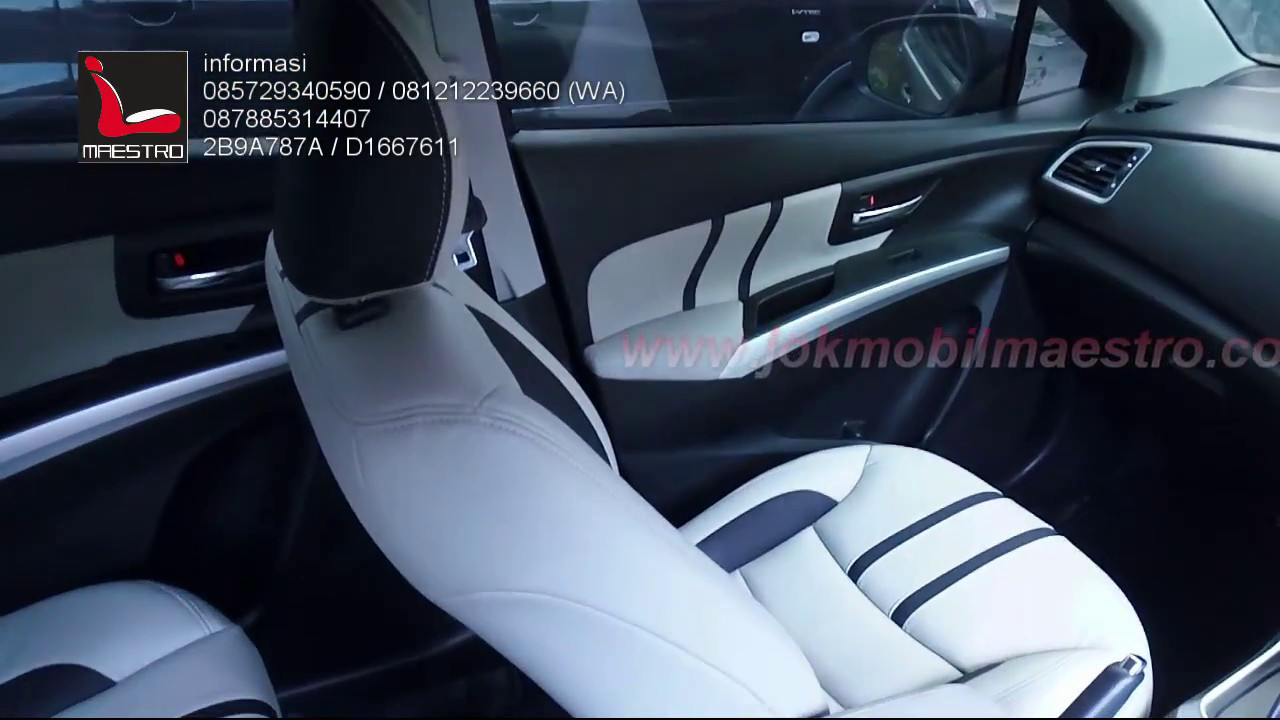 preview interior mobil suzuki  scross model jok sporty 