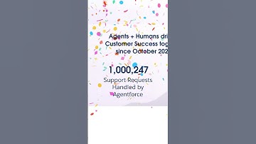 Agentforce on Salesforce Help has handled over 1 million cases and counting