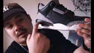 Jordan 3 black cement review and the history behind the shoes