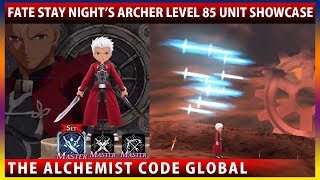 Fate Stay Night's Archer Level 85 Unit Showcase (The Alchemist Global)
