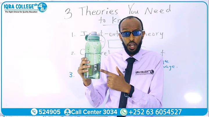 Theories you need to know - Ahmed Khadar Macalin