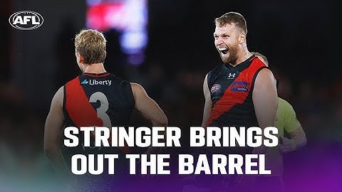 Stringer NAILS the barrel for round four Goal of the Year nomination