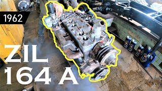 ZIL164 A Truck Engine FIRST START after overhaul | ЗИЛ 164 A