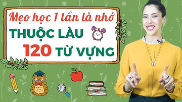 120 TỪ VỰNG TIẾNG ANH THÔNG DỤNG TRONG GIAO TIẾP MỖI NGÀY - Học tiếng Anh miễn phí