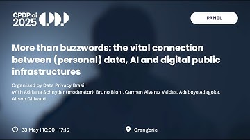 CPDP.ai 2025 - More than buzzwords  the vital connection between personal data, AI and